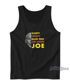 Sleepy Creepy Quid Pro Jim Crow Joe Tank Top for Unisex Sleepy Creepy Quid Pro Jim Crow Joe Tank Top for Unisex
