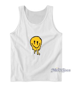 Smiley Face Melted Tank Top for Unisex