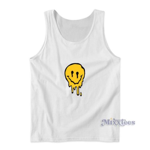 Smiley Face Melted Tank Top for Unisex