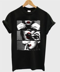 Smoking Girl T-shirt 1 Smoking Girl T shirt 2