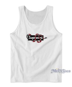 Snak Supreme Black Logo Tank Top