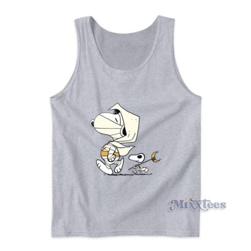 Snoopy And Moon Knight Khonshu Tank Top