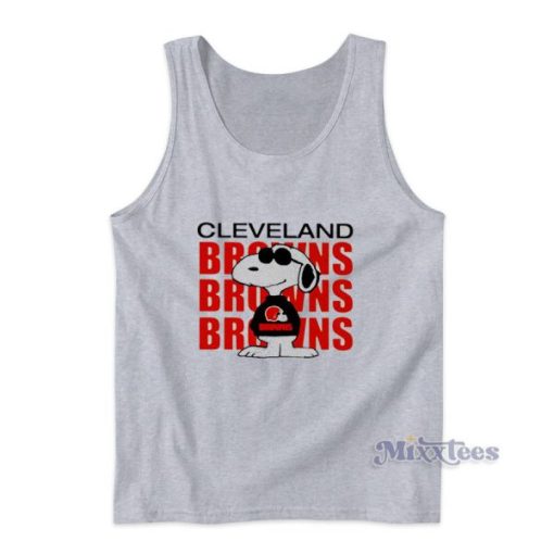 Snoopy Cleveland Browns Browns Browns Tank Top