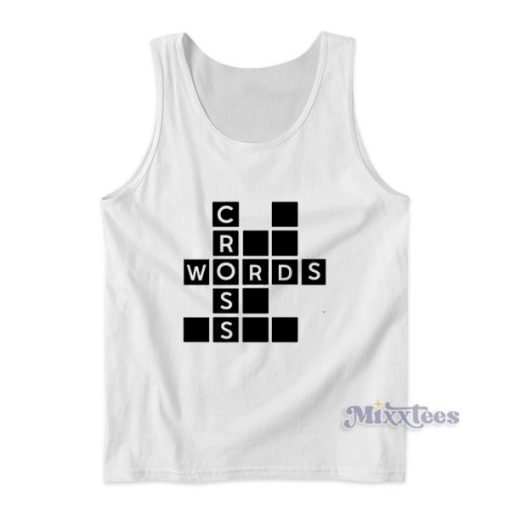 Some Crossword Words Tank Top for Unisex