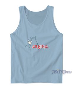 Sonic Crying Totoro Tank Top For Unisex Sonic Crying Totoro Tank Top For Unisex
