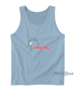 Sonic Crying Totoro Tank Top For Unisex
