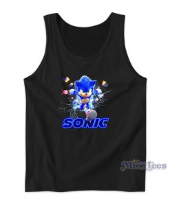 Sonic The Hedgehog Tank Top for Unisex Sonic The Hedgehog Tank Top for Unisex