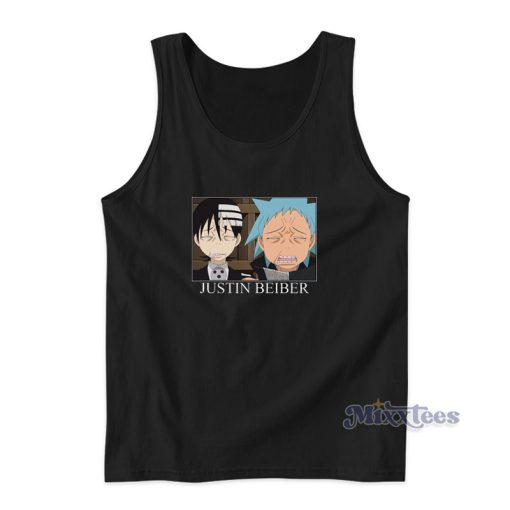 Soul Eater Justin Bieber Tank Top For Unisex