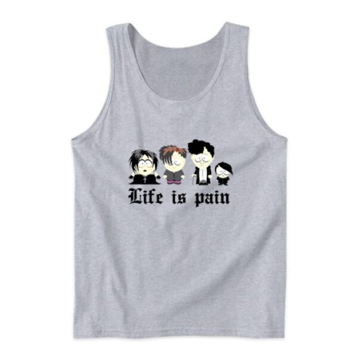 South Park Goth Kids Life Is Pain Tank Top