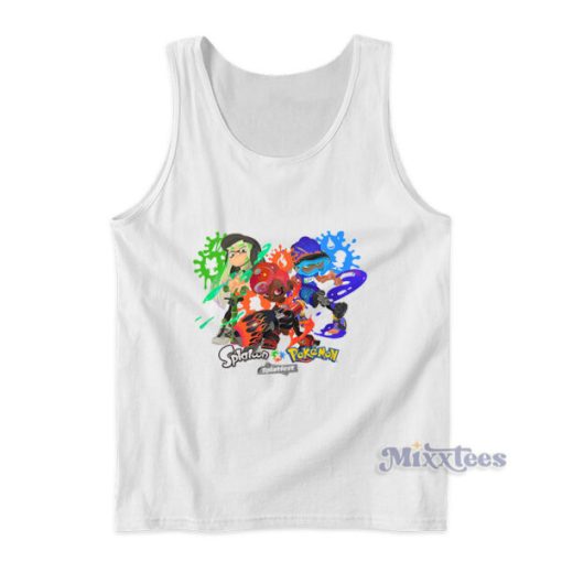 Splatoon X Pokemon Splatfest Tank Top