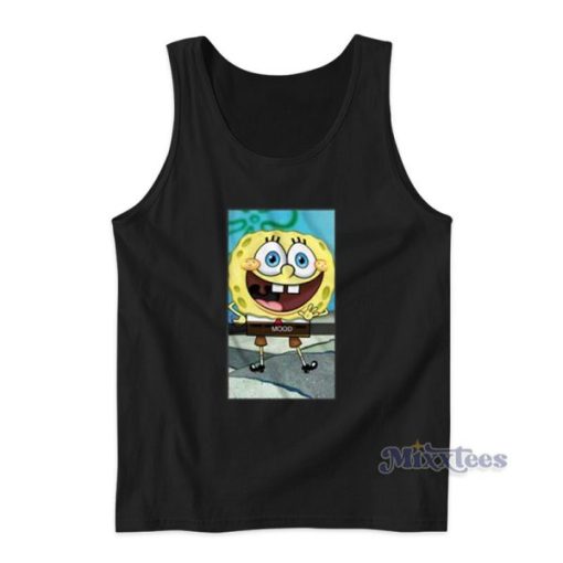 Spongebob Boys Mood Tank Top For Unisex