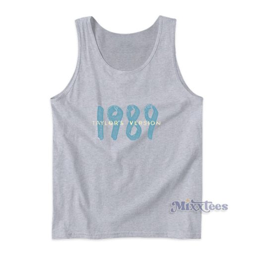 Spotify Fans First Heather 1989 Taylor Swift Tank Top