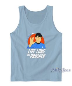Star Trek Spock Live Long And Prosper Tank Top