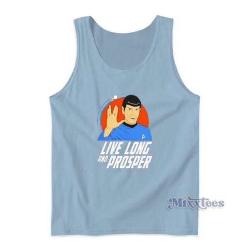 Star Trek Spock Live Long And Prosper Tank Top