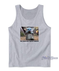 Star Wars Baby Yoda Drinking Soup Tank Top for Unisex