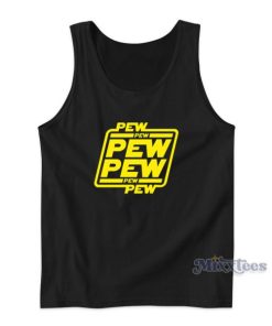 Star Wars Logo Pew Pew Pew Tank Top for Unisex