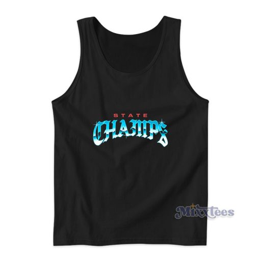 State Champs Chrome Logo Tank Top