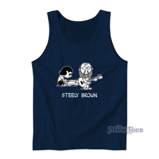 Steely Dan Peanuts Cartoon Tank Top