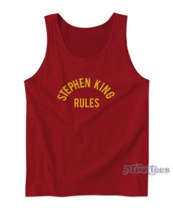 Stephen King Rules Tank Top for Unisex Stephen King Rules Tank Top for Unisex