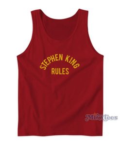 Stephen King Rules Tank Top for Unisex