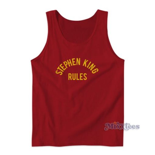 Stephen King Rules Tank Top for Unisex