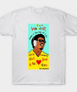 Stevie Wonder art T-shirt