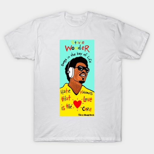 Stevie Wonder art T-shirt