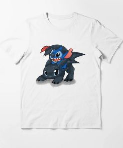 StitchToothless Crossover Design T-Shirt StitchToothless Crossover Design T-Shirt