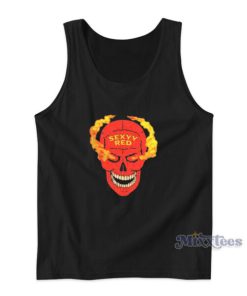 Stone Cold Red Skull Sexyy Red Tank Top
