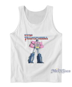 Stop Transphobia Optimus Prime Tank Top