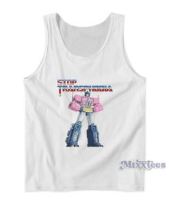 Stop Transphobia Optimus Prime Tank Top