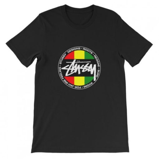 Stussy Roots Reggae Surf Rydim! For Jah Irie Feeling T-Shirt