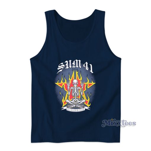 Sum 41 All Killer No Filler Skeleton Tank Top