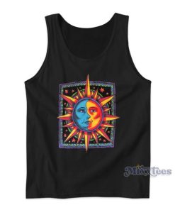 Sun Moon Stars Celestial Mad Engine Tank Top For Unisex