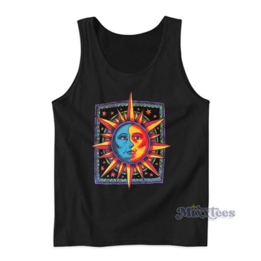 Sun Moon Stars Celestial Mad Engine Tank Top For Unisex