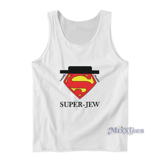 Super Jew Funny SuperMan Tank Top For Unisex