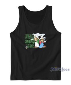 Super Marijuana Bros Tank Top for Unisex Super Marijuana Bros Tank Top for Unisex