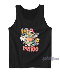 Super Mario Broth Rappin Mario Tank Top Super Mario Broth Rappin Mario Tank Top