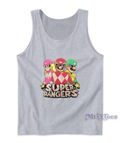 Super Mario Super Rangers Tank Top Super Mario Super Rangers Tank Top