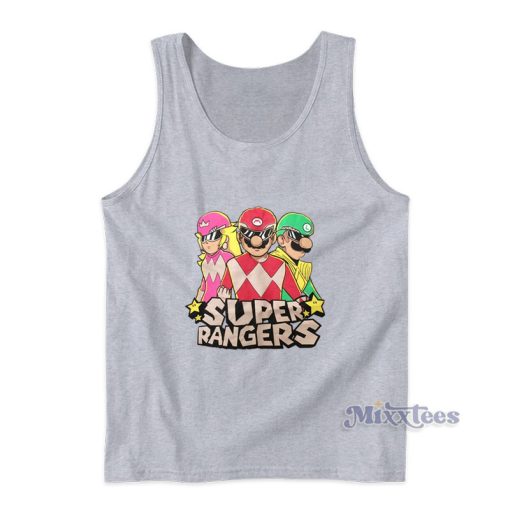 Super Mario Super Rangers Tank Top