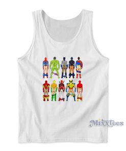 Superhero Butts Tank Top for Unisex Superhero Butts Tank Top for Unisex