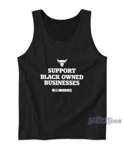 Support Black Owned Businesses Chicago Bull Tank Top