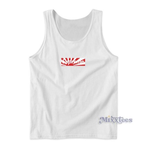 Supreme Japan Logo Tank Top for Unisex