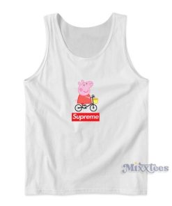 Supreme Peppa Pig Ride A Bike Tank Top