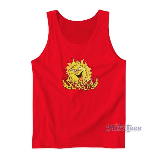 Supreme Sun Tee Red Tank Top for Unisex