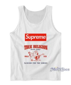 Supreme True Religion Tank Top For Unisex Supreme True Religion Tank Top For Unisex