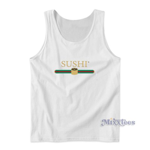 Sushi Gucci Parody Tank Top for Unisex