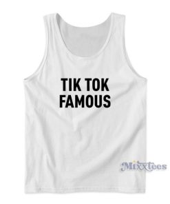 TIK Tok Famous Tank Top for Unisex