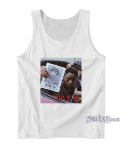 Tay K Wanted Tank Top Cheap Custom 1