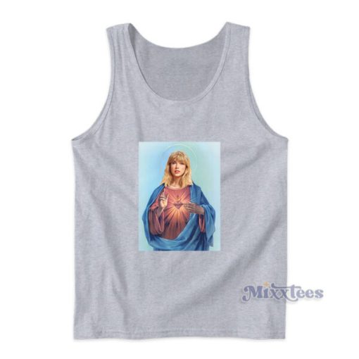 Taylor Swift Jesus Meme Parody Tank Top